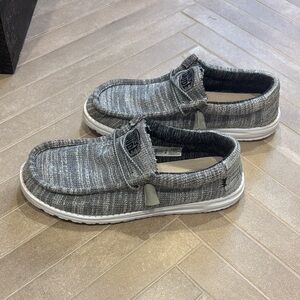 Hey Dude Gray Slip-On Sneakers